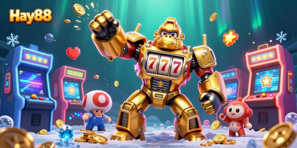 Experience thrilling gaming with Hay88's vibrant characters and casino atmosphere.