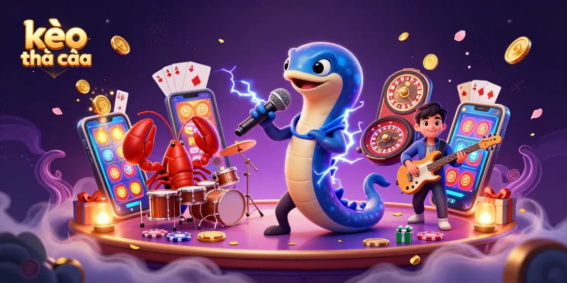 Engage in kèo nhà cái action with lively characters and dynamic casino elements.