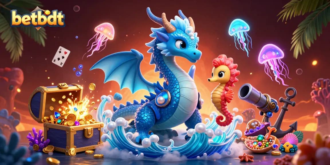 Engage with betbdt's thrilling casino adventures featuring colorful underwater gaming elements.