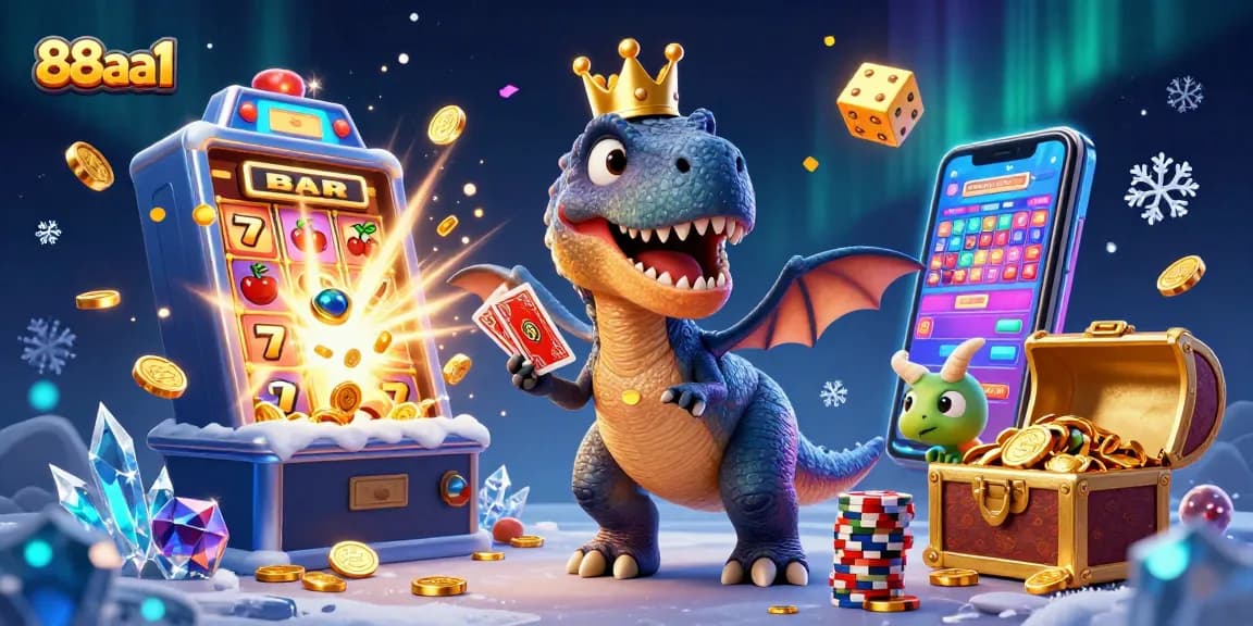 Engage in exciting gameplay and win with 88aa1's thrilling casino features, vibrant 3D environments.