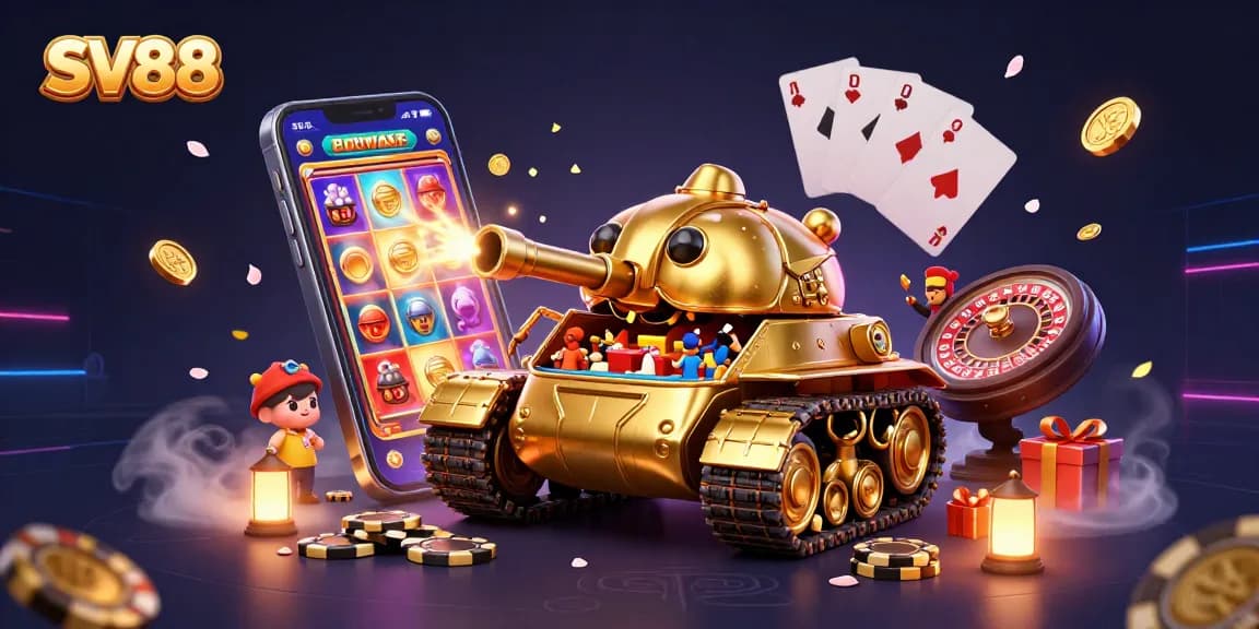 Engaging in the thrilling games of SV88, a captivating casino experience awaits with vibrant visuals and enticing rewards.