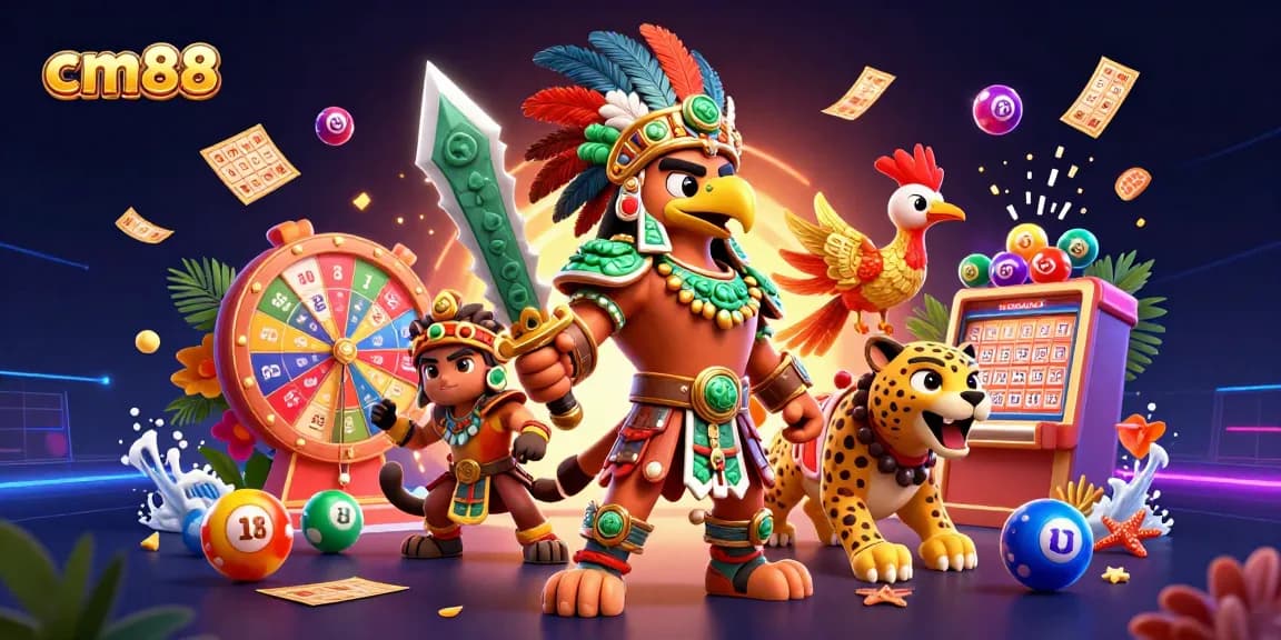 Experience excitement with cm88 through dynamic lottery balls, jackpots, and vibrant gaming elements.