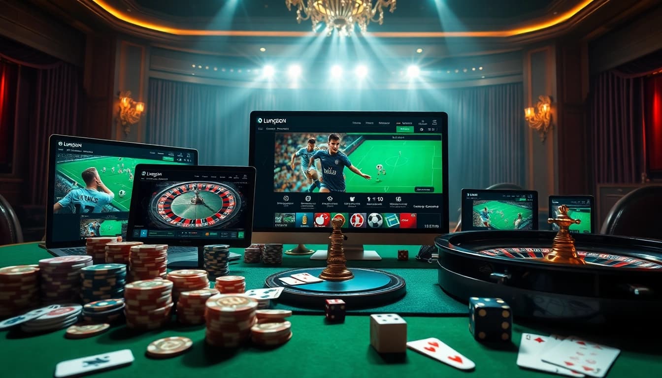 Enjoying high-quality bóng đá trực tuyến luongson with immersive gambling excitement in a luxurious digital casino setting.