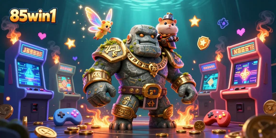 Engage with thrilling gameplay at 85win1, featuring dynamic characters and vibrant casino elements.