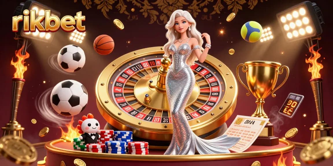 Enhance your games at rikbet with a glamorous scene of a mermaid and seahorse celebrating by a roulette wheel.