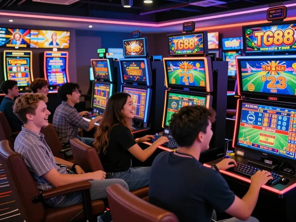 Players enjoying diverse gaming experiences at TG88 online platform.