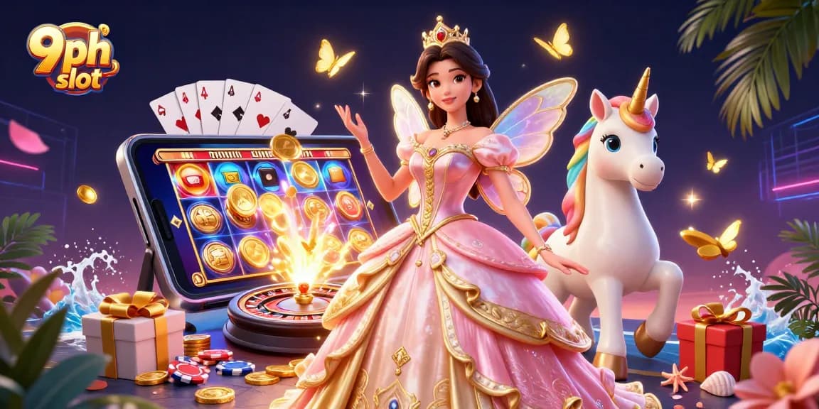 Experience thrilling 9ph slot gameplay with enchanting visuals and dynamic casino elements.