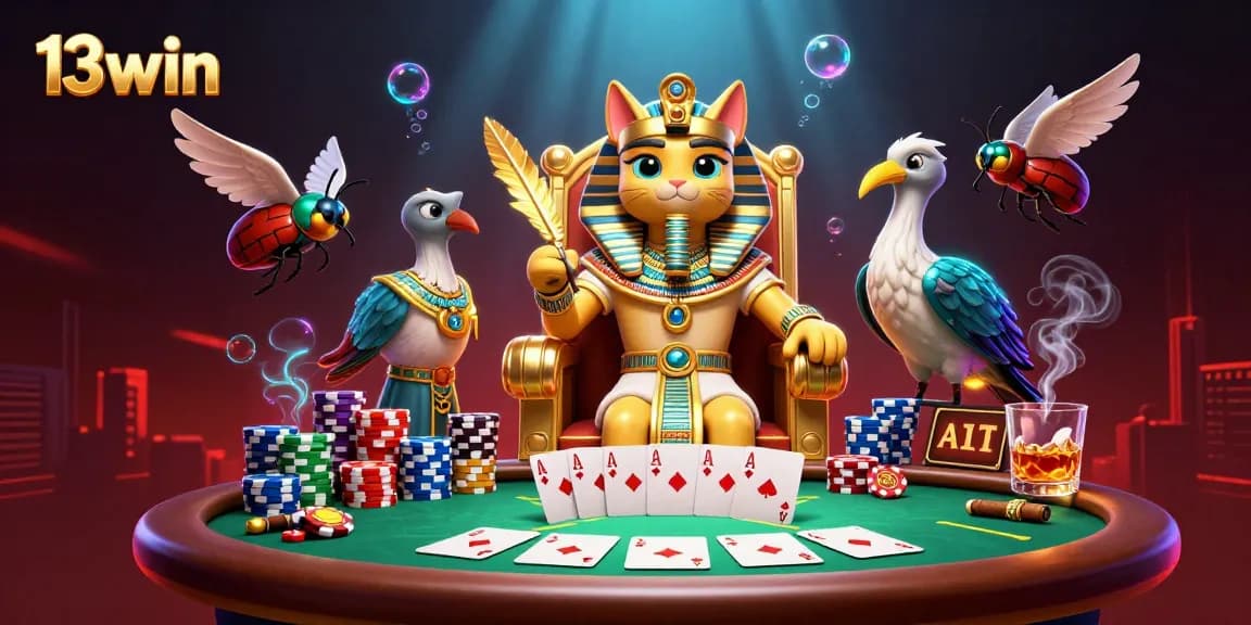 Experience the thrill of winning at 13win with an exhilarating poker game featuring iconic characters.
