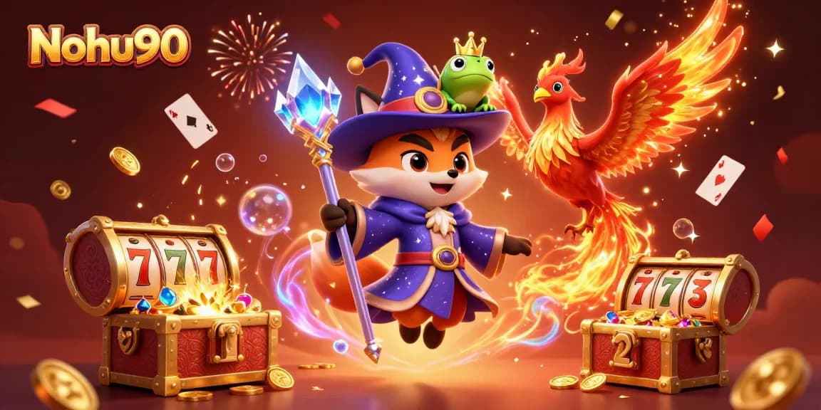 Nohu90 engages players with an adventurous 3D casino fantasy featuring vibrant characters and dynamic slot elements.