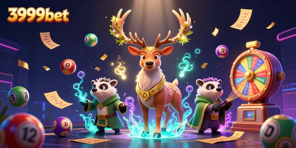 Experience the vibrant world of 3999bet with dynamic games and promotions illuminated by enchanting characters.