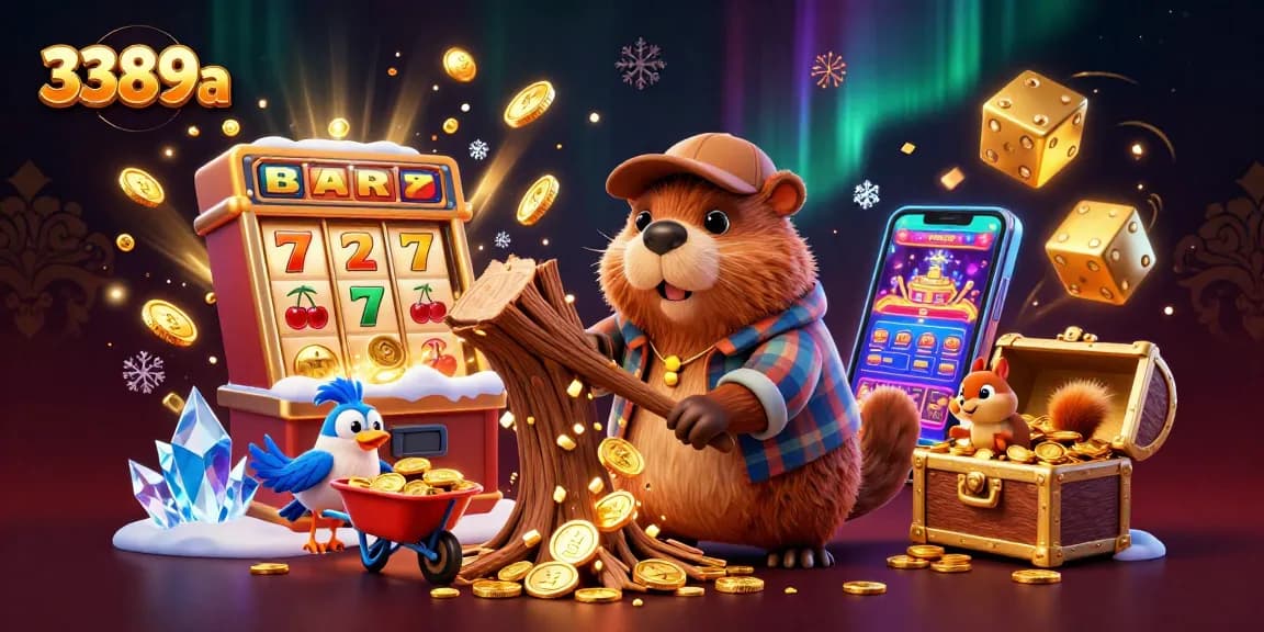 Experience the vibrant world of 3389a where beavers, coins, and exciting casino elements create winning chances.