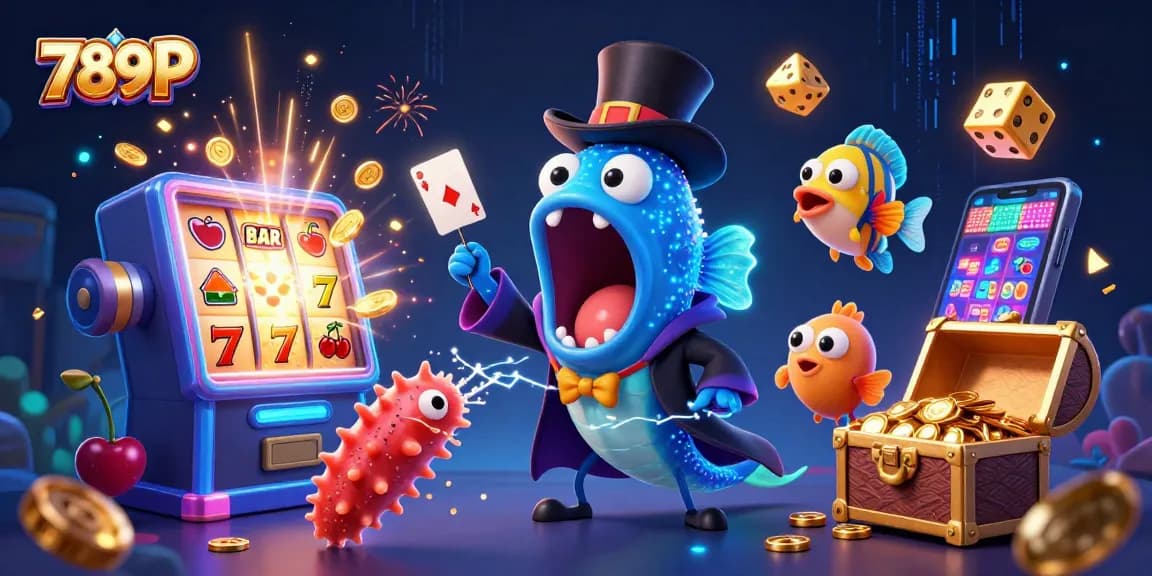 Join the 789P excitement with a magical casino scene featuring vibrant characters and thrilling gameplay.