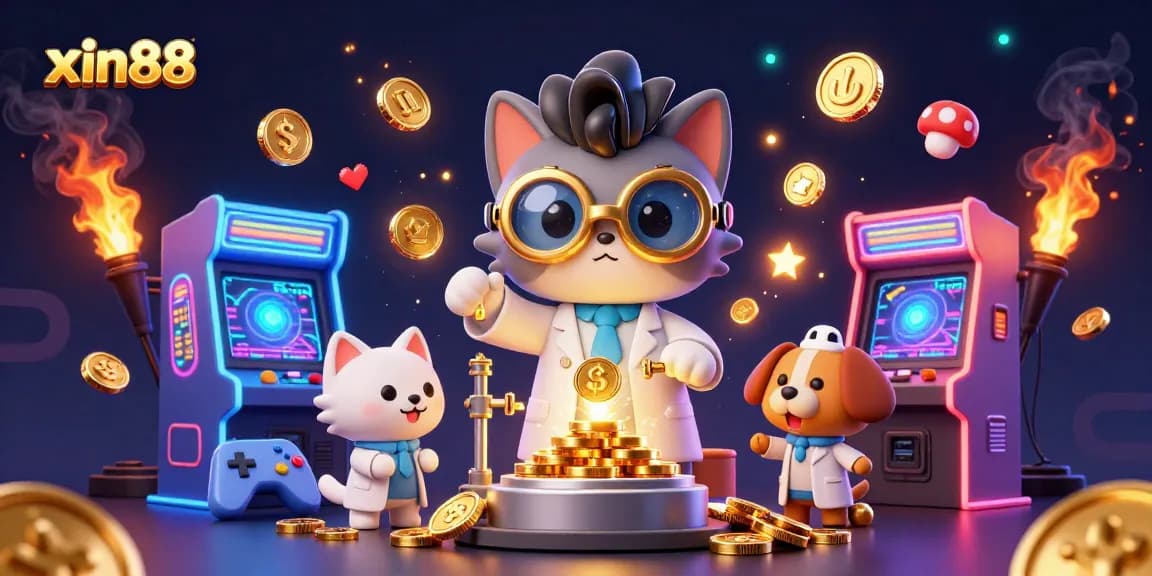 Experience exhilarating wins at xin88 with engaging casino gaming elements in a dynamic scene.