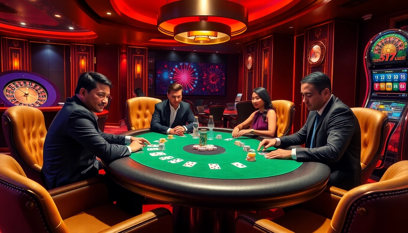 Experience the excitement of high-stakes poker at https://hu88.za.com/, with colorful chips and focused players.