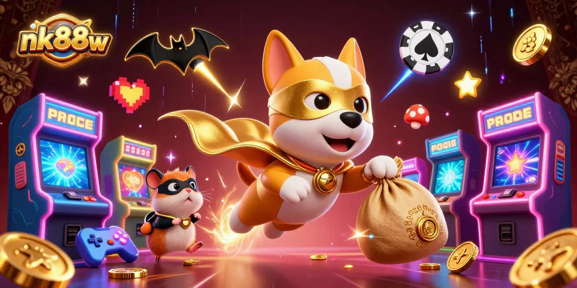 Engage with thrilling slots at nk88w, featuring exciting gameplay and gold coins flying around!