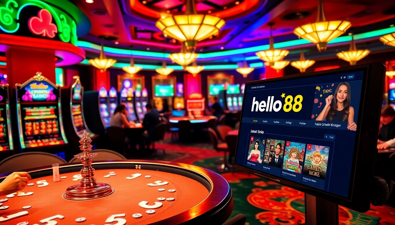 Winning excitement at hello88 with engaging casino games and vibrant slot machines.