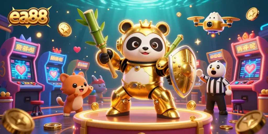 Experience thrilling gameplay at ea88 with a vibrant casino scene filled with engaging characters and interactive elements.