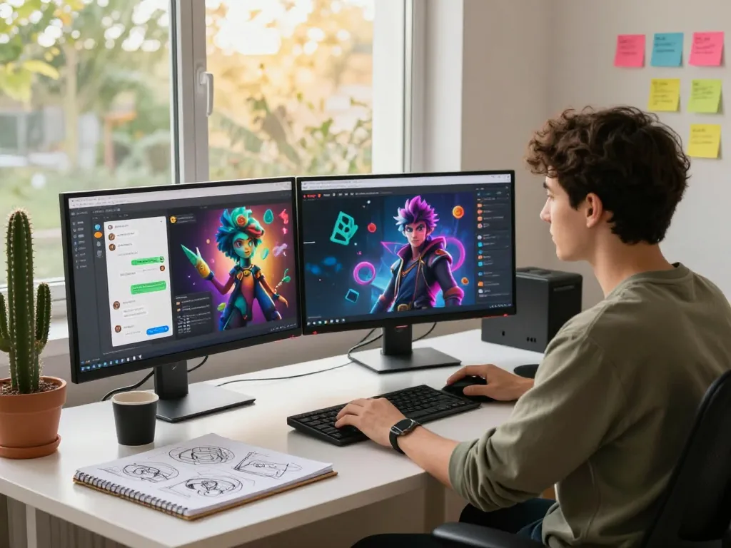 Crushon AI workspace showcasing engaging chat interfaces and vibrant character designs.
