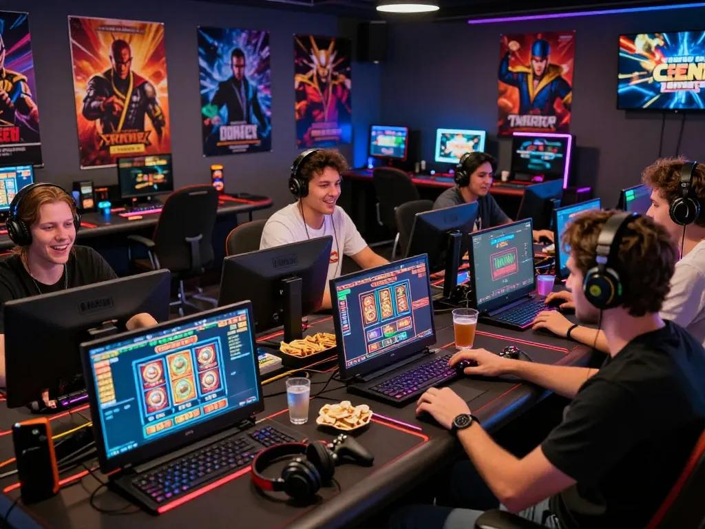 Engaging online gaming scene on trang chủ 789win with players immersed in a vibrant casino experience.