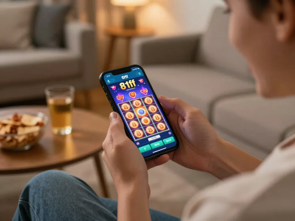 Using the 81ff app to enjoy exciting slot gameplay in a cozy home setting