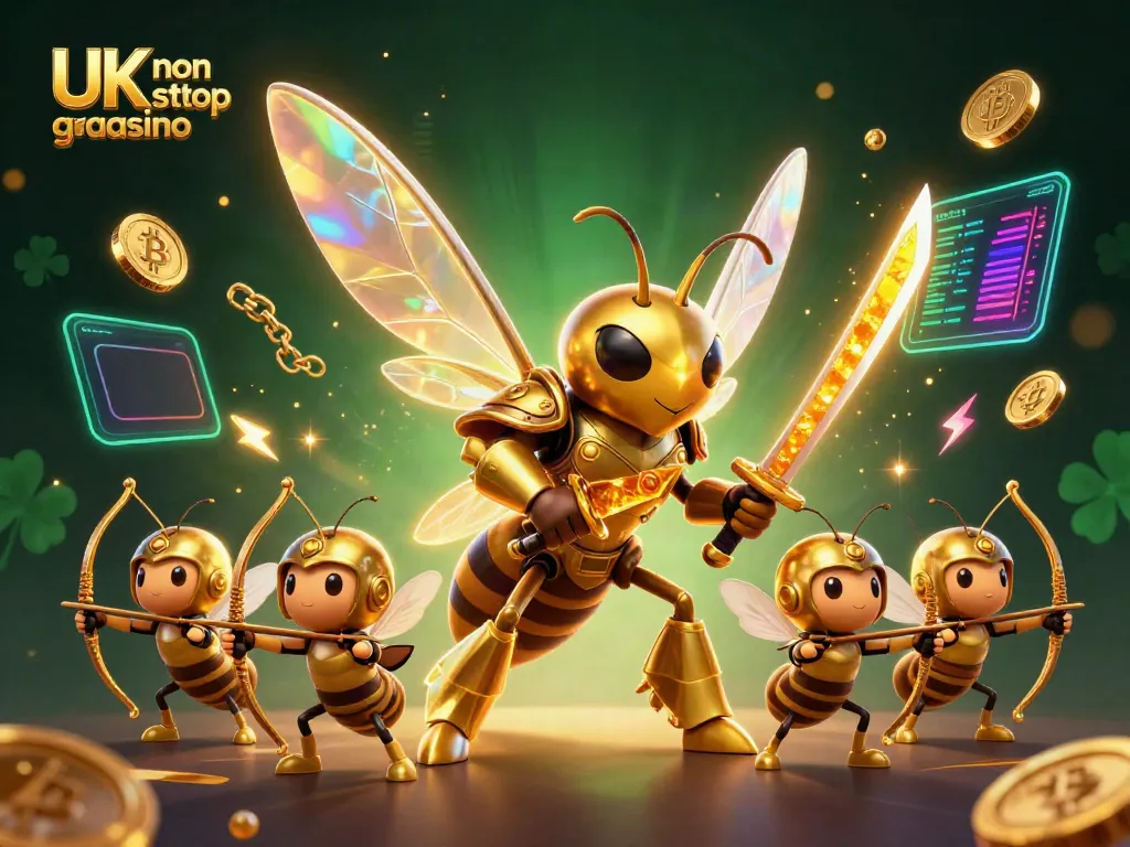 Engage in thrilling gameplay at UK non gamstop casino with vibrant 3D characters and dynamic crypto elements.