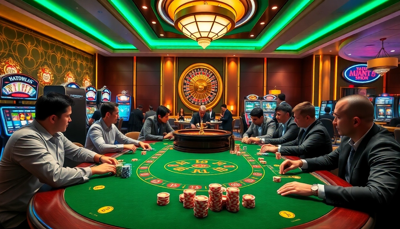 i9bet brings excitement to high-stakes poker gameplay with vibrant casino visuals.