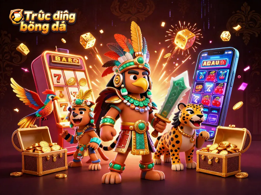 Watch live Trực tiếp bóng đá casino events combined with rich gaming elements and vibrant characters.