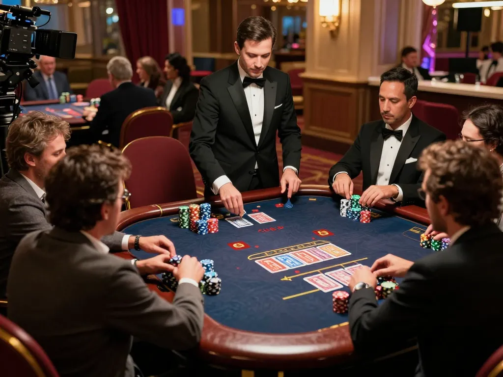 Engaging Baccarat gameplay at https://go8.agency/ with players strategizing their bets