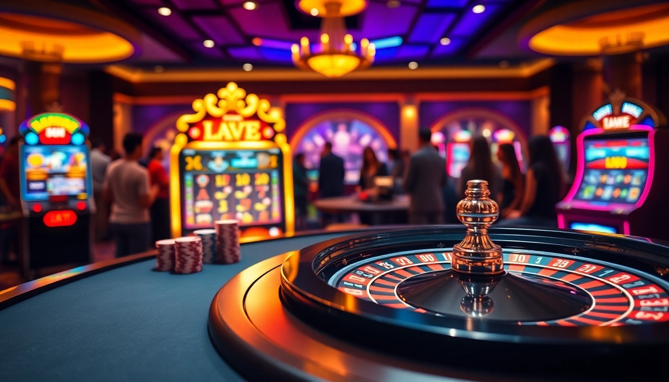 Engaging online gambling scene on TA88 com showcasing vibrant games and high-stakes excitement.