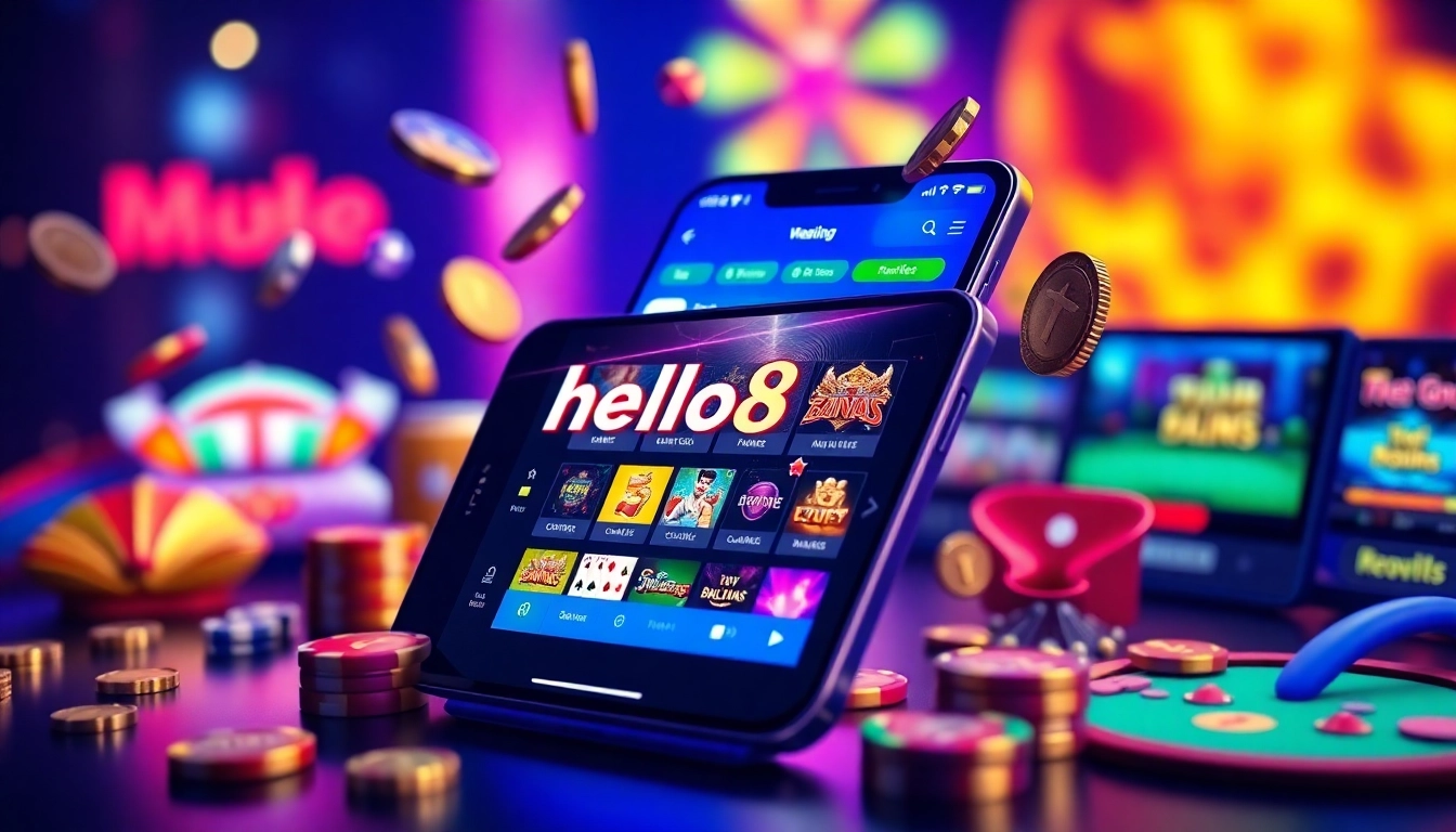 Exciting online gaming experience on hello88win.live featuring vibrant casino games and user-friendly interface.