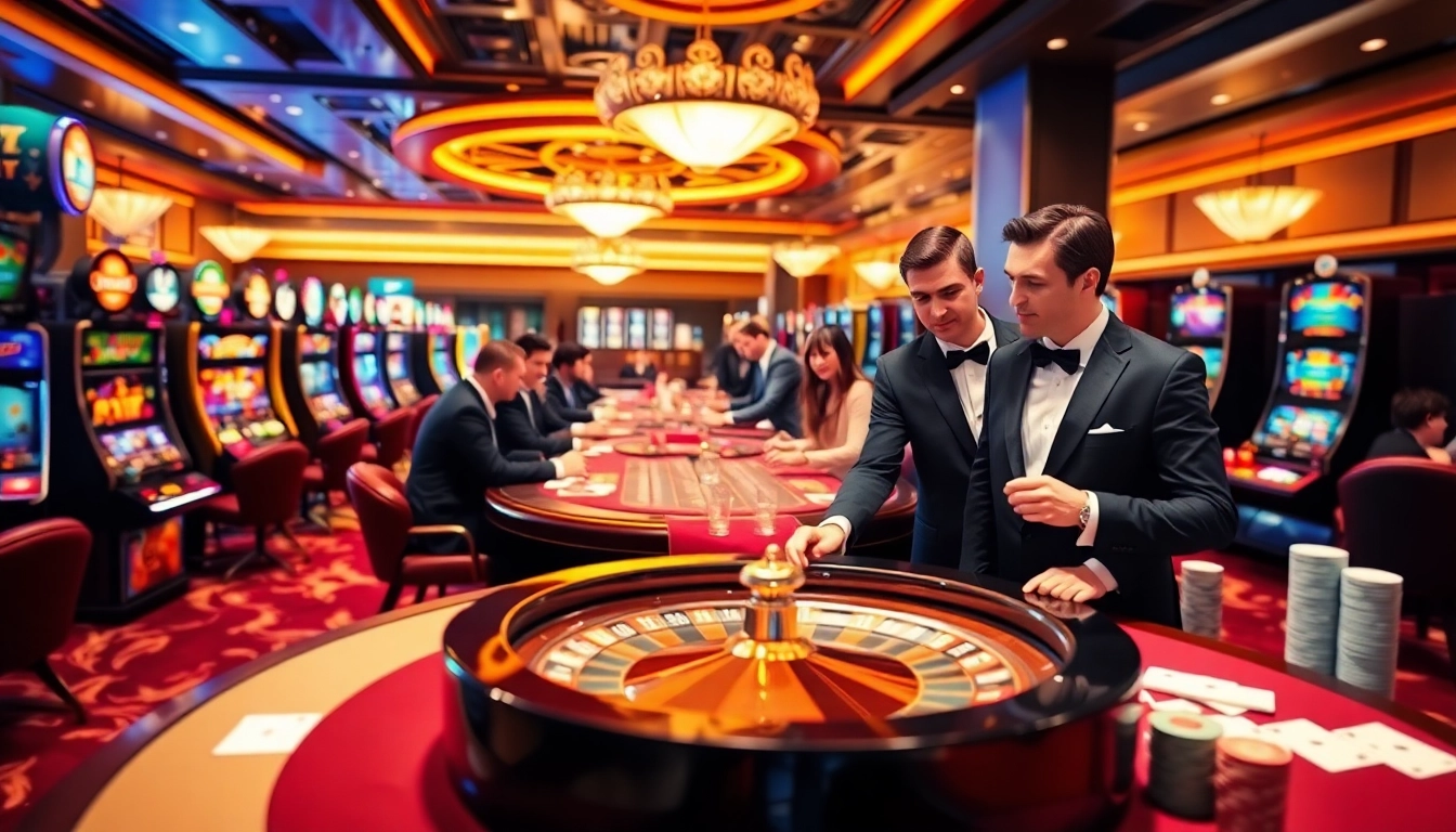 Exciting gameplay at c54.gb.net with vibrant casino tables and professional dealers.