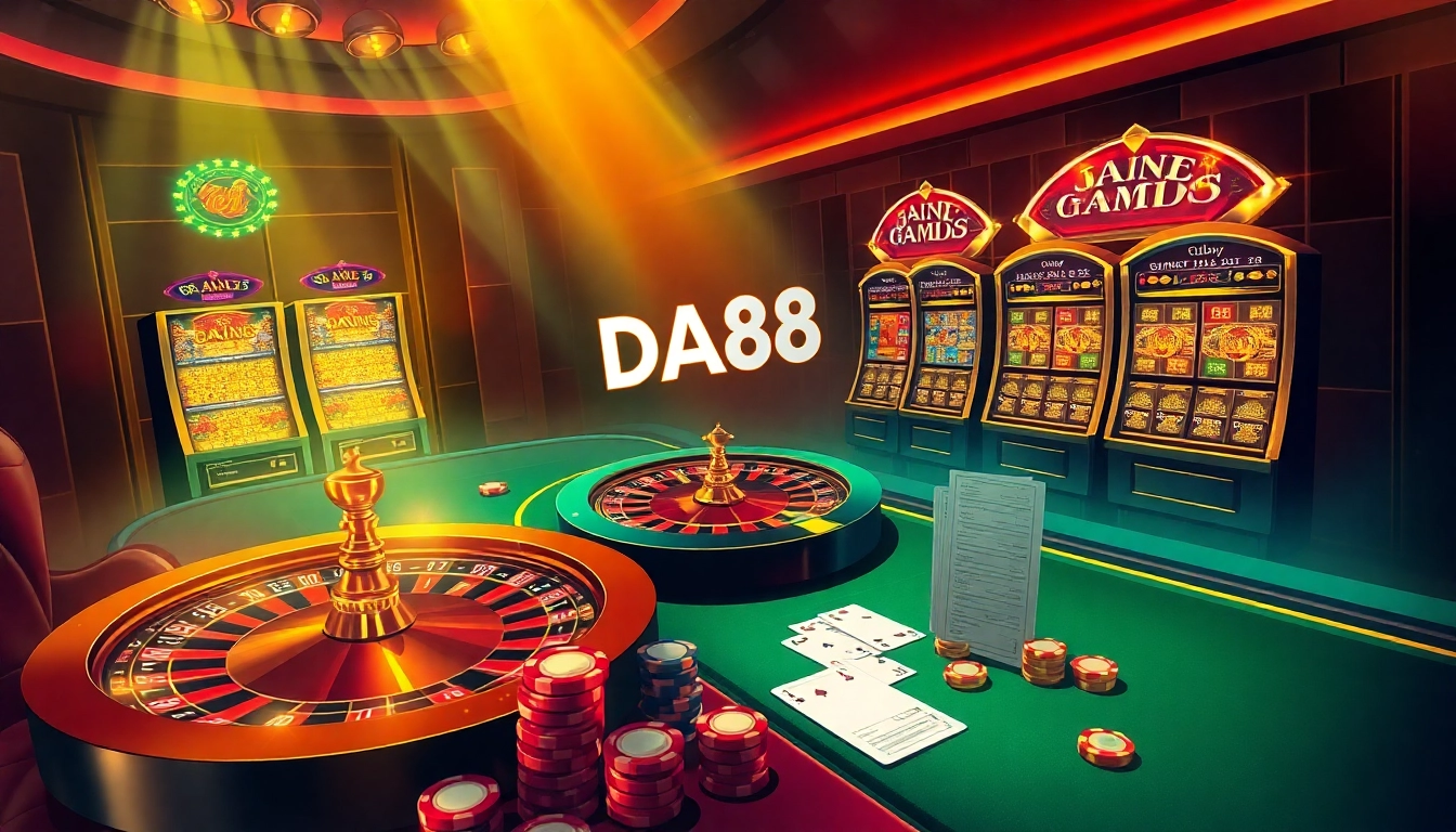 Experience the thrill of online gambling at DA88 with enticing games and vibrant action.