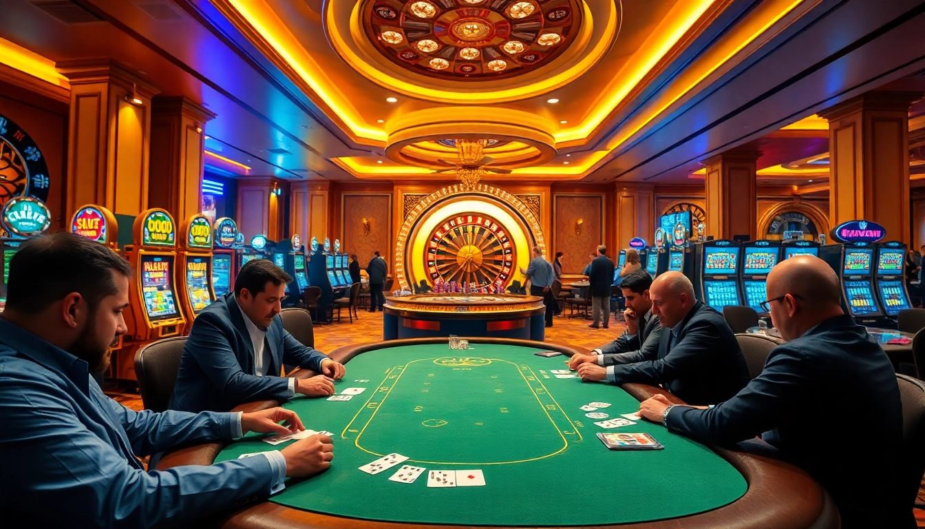 Experience high-stakes gambling at http://ww88h.com/ with luxurious poker tables and vibrant slot machines.