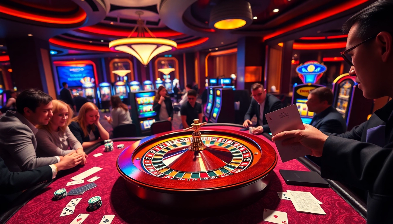 Engaging gamblers at the roulette table with betting excitement on https://lodetructuyen.us/.