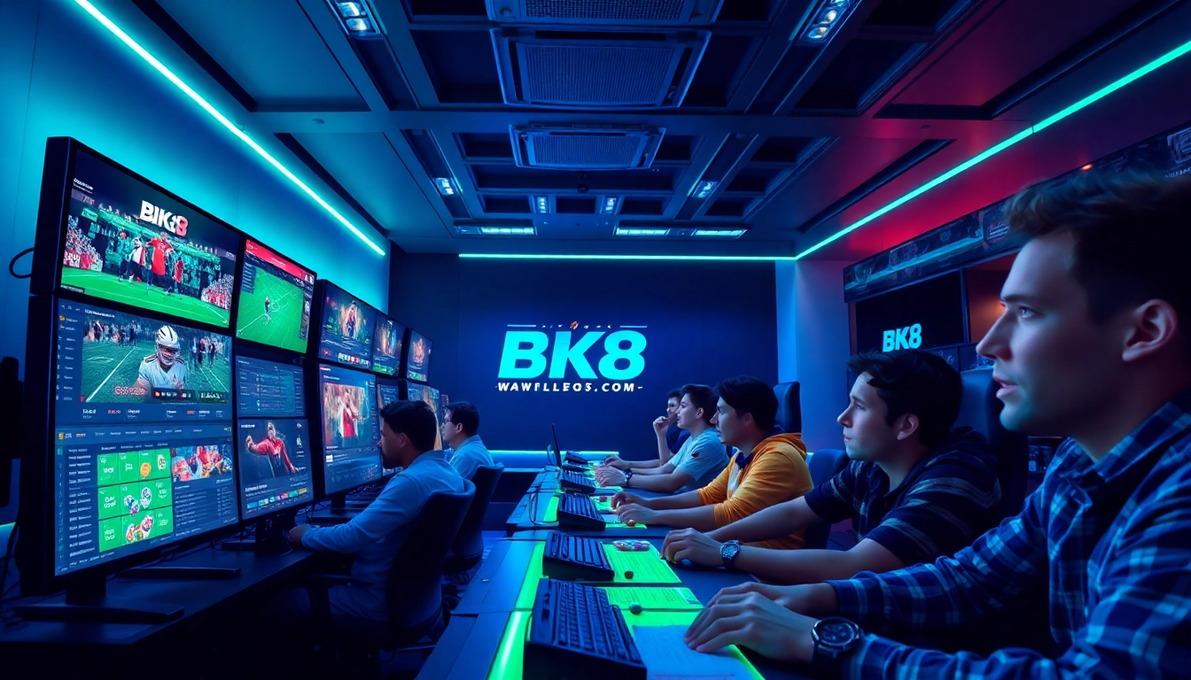 Exciting online gaming scene at bk860s.com with vibrant colors and energetic players.