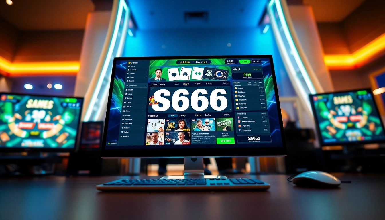 S666.nyc interface showcasing online betting options and secure gaming environment.