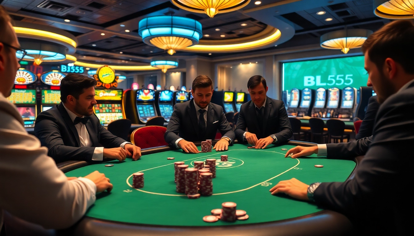 Experience thrilling casino games and excitement at https://bl555.rocks with professional players and high-stakes poker.