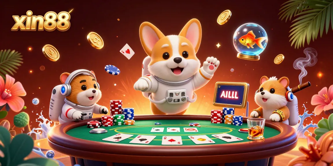 Experience thrilling bets at xin88, with an engaging 3D floating casino atmosphere full of excitement and action.