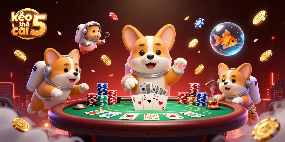 Experience thrilling bets with kèo nhà cái 5 in a vibrant space station casino.