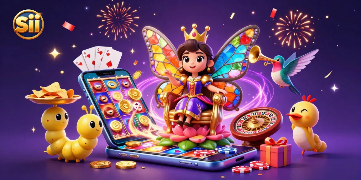 Engage in thrilling gameplay at sii, featuring vibrant characters in a colorful casino scene.